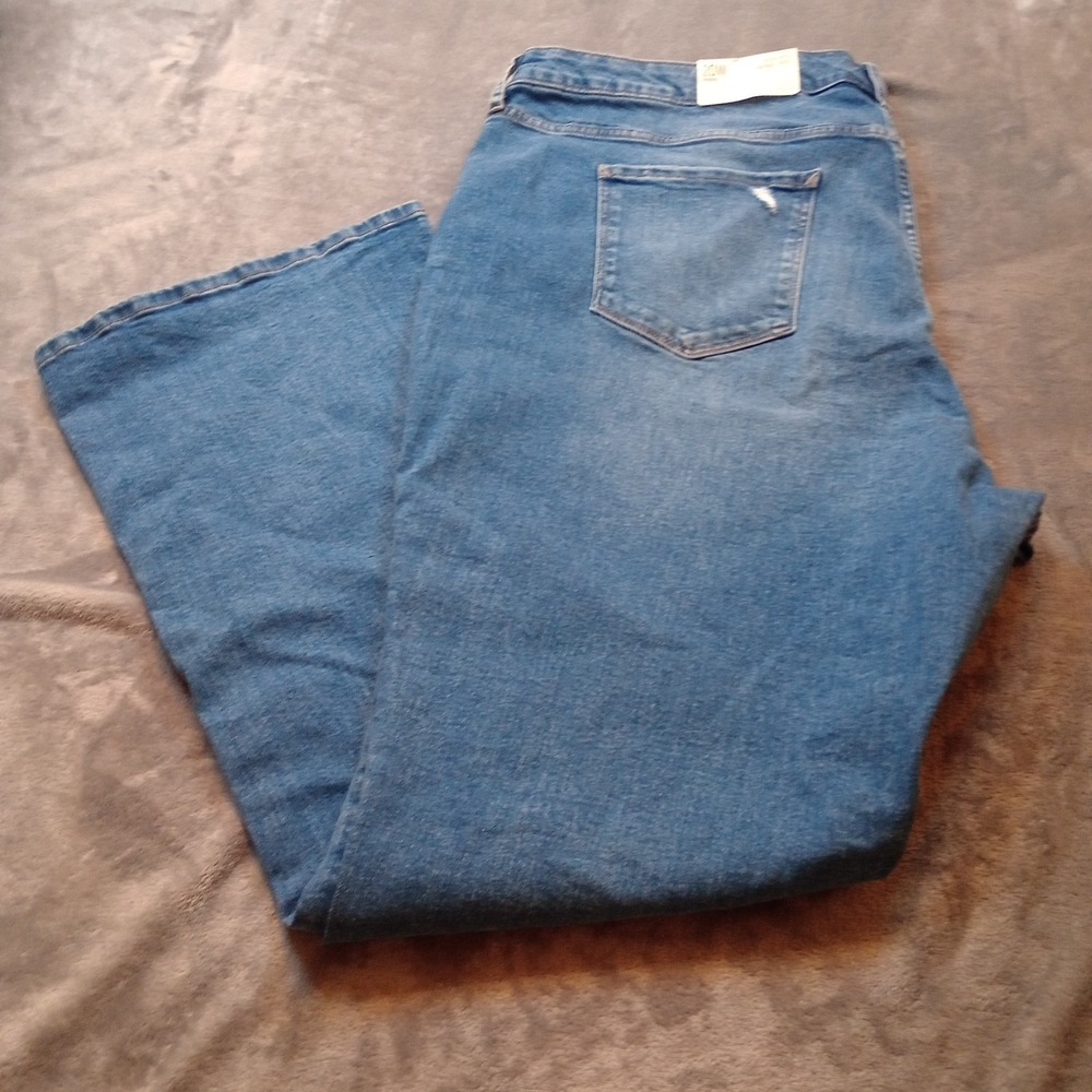 ana Jeans High Rise Vintage Boot Comfort Stretch Denim Blue Medium Wash READ